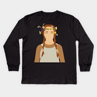 Anne Shirley Cuthbert! Sticker Kids Long Sleeve T-Shirt